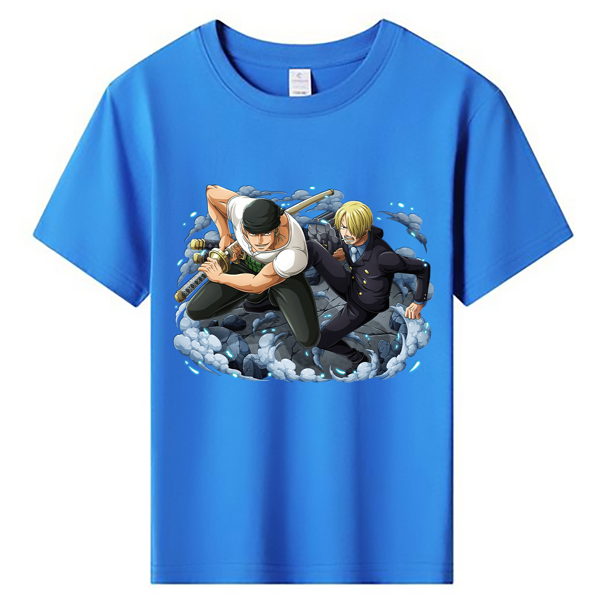 ワンピース ロロノア・ゾロ ONE PIECE Roronoa Zoro 綿100％キッズTシャツ（フロントプリント）